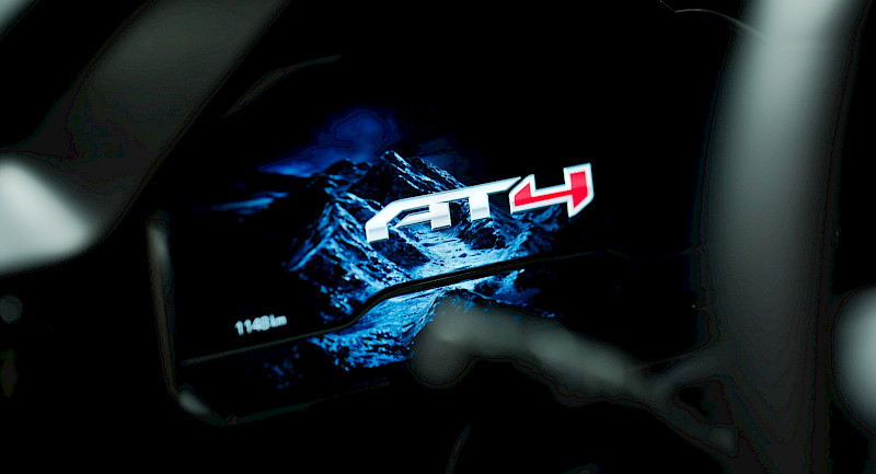 GMC Sierra AT4 kijelzőn