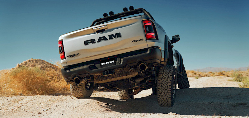 RAM TRX modell sivatagban futómű szemléltetés