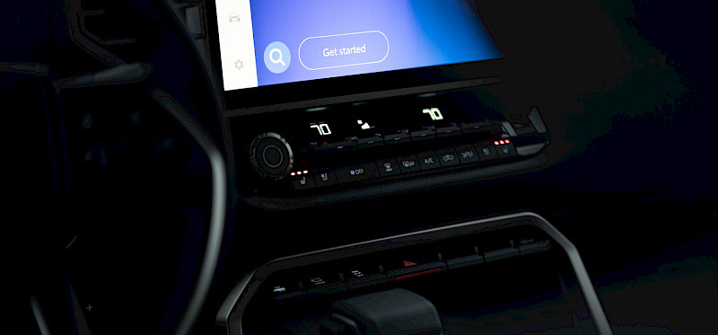 Toyota Tundra középső kijelző